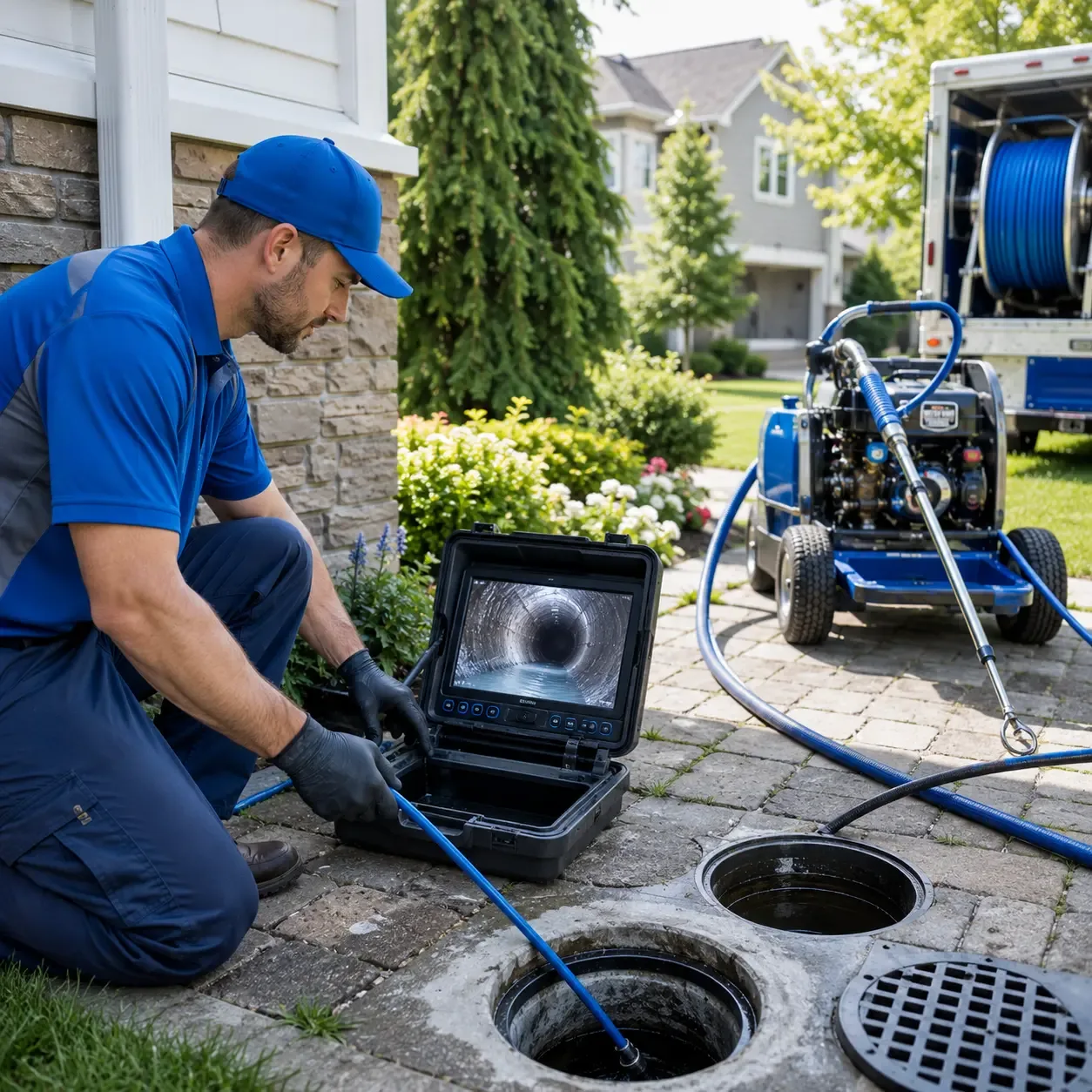 Outdoor drain cleaning professionals serving Luzerne, MI