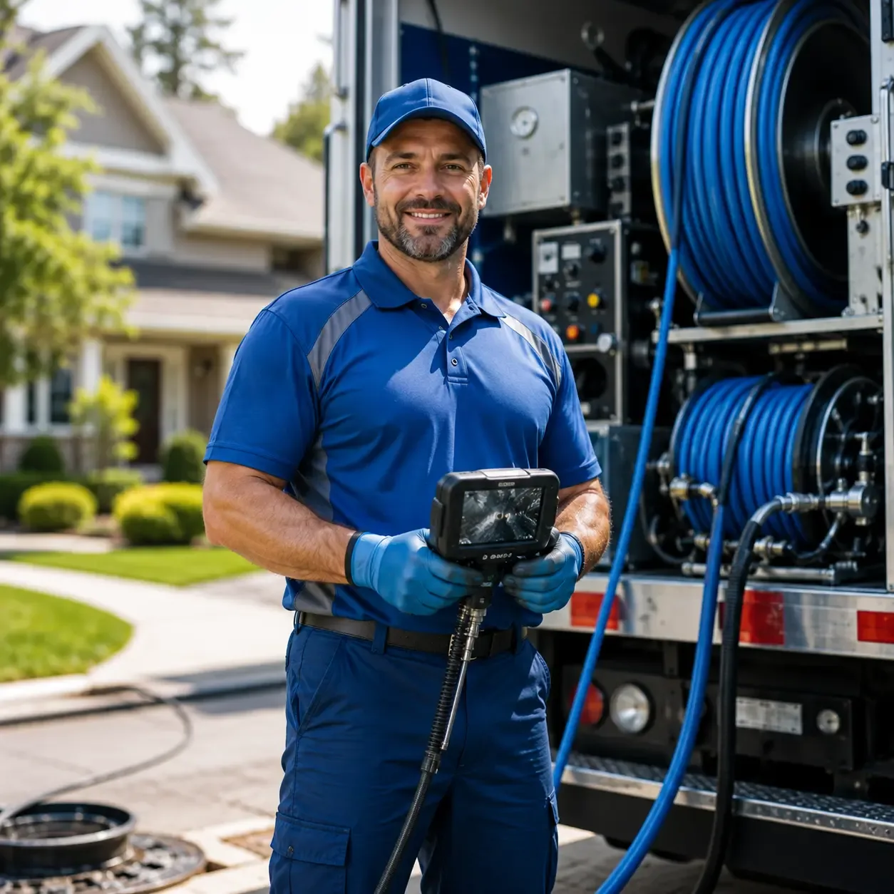 Local outdoor drain cleaning specialists in Luzerne, MI